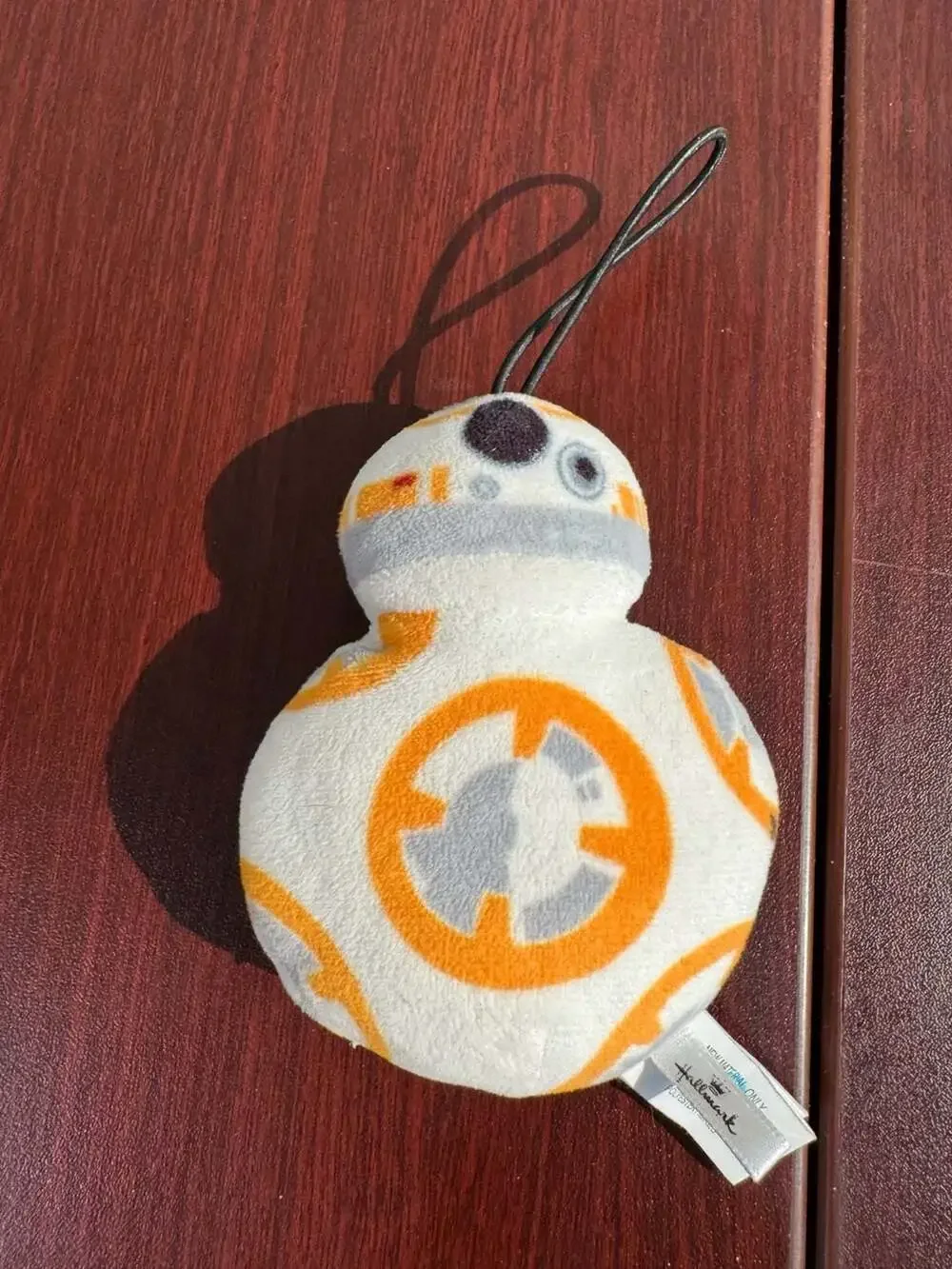 Hallmark Star Wars BB-8 Plush bag charm Clip-On Stuffed Toy
